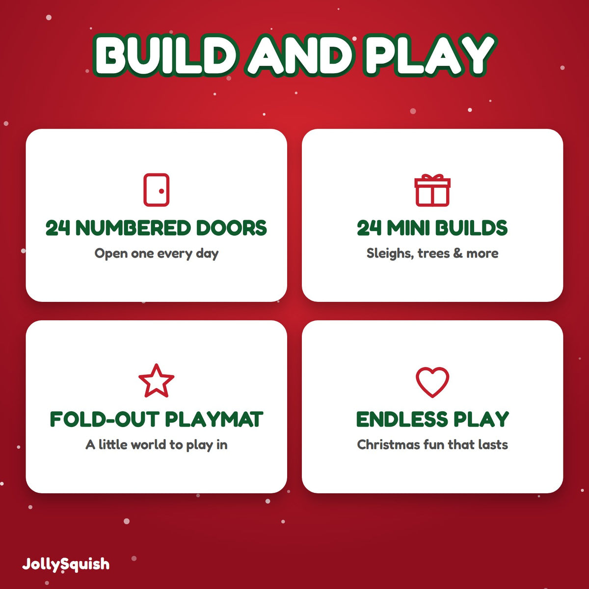 Advent Avenue Christmas Building Block Playset Advent Calendar