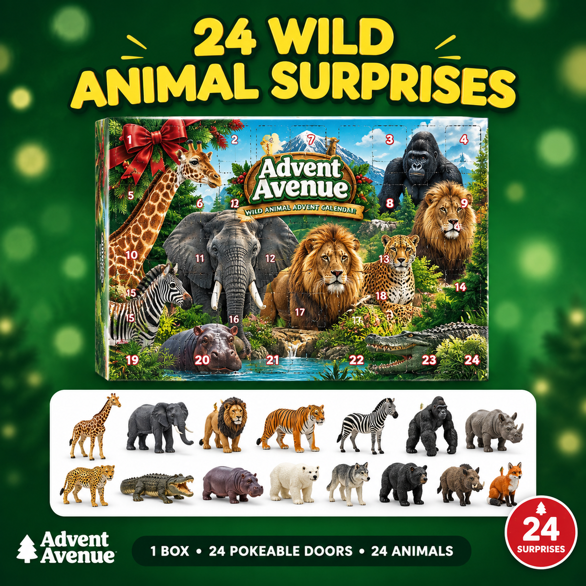 Advent Avenue Animal Surprise Advent Calendar