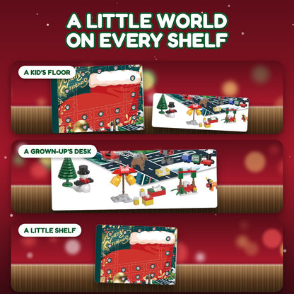 Advent Avenue Christmas Building Block Playset Advent Calendar