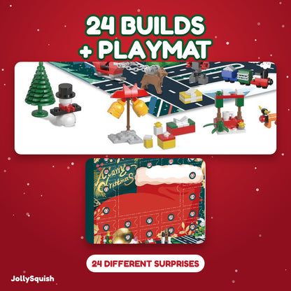 Advent Avenue Christmas Building Block Playset Advent Calendar