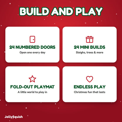 Advent Avenue Christmas Building Block Playset Advent Calendar