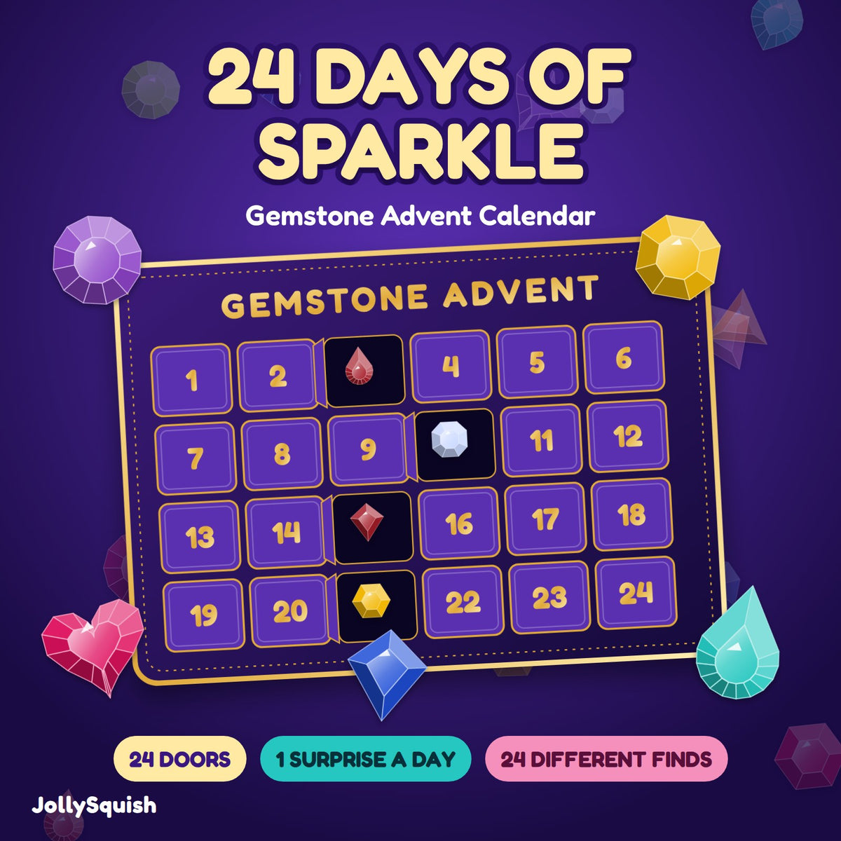 Advent Avenue Gemstone Advent Calendar