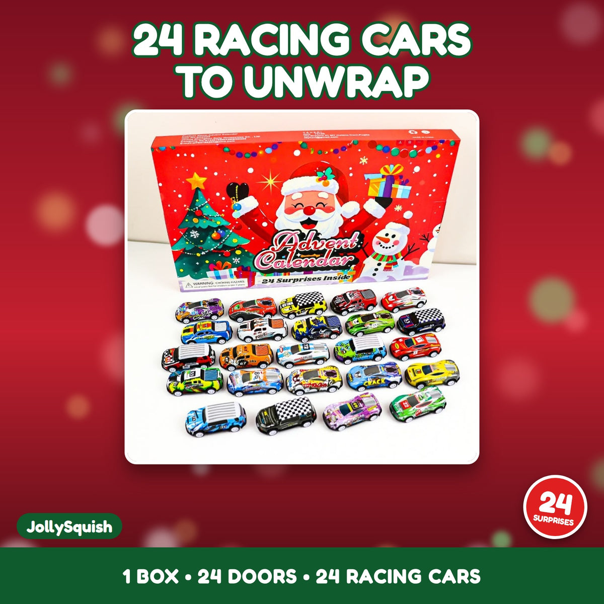 Advent Avenue Racing Car Advent Calendar